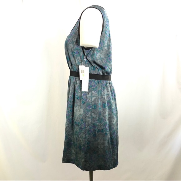 Kensie Short Circuit Dress Teal Zipper NWT Large - Picture 3 of 10